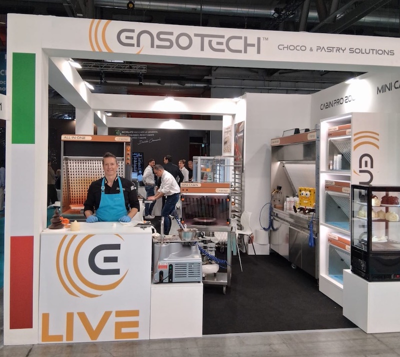 Ensotech a HOST 2025: innovazione e tecnologia per i laboratori di pasticceria e cioccolato