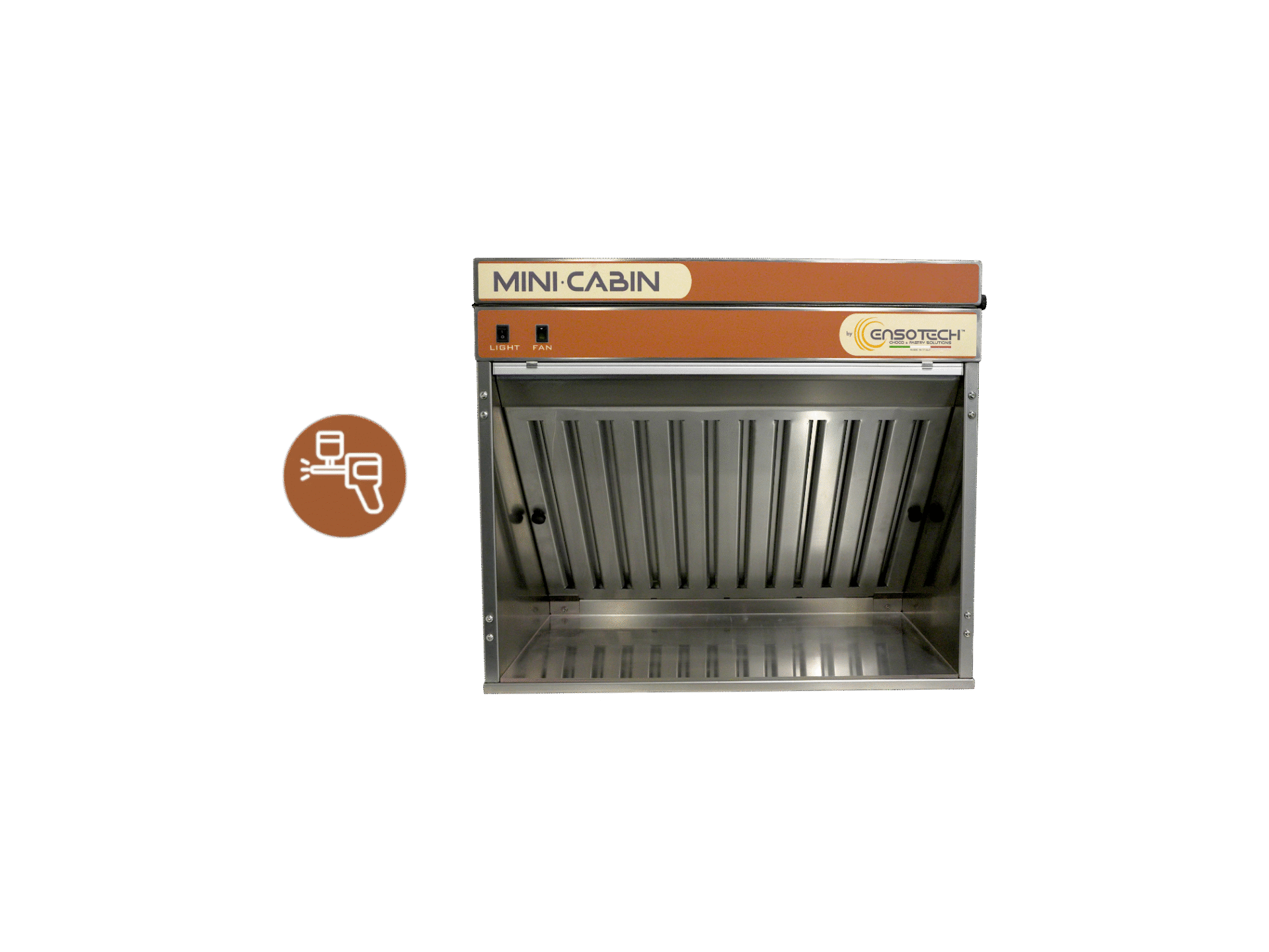 suction booth pastry and choco